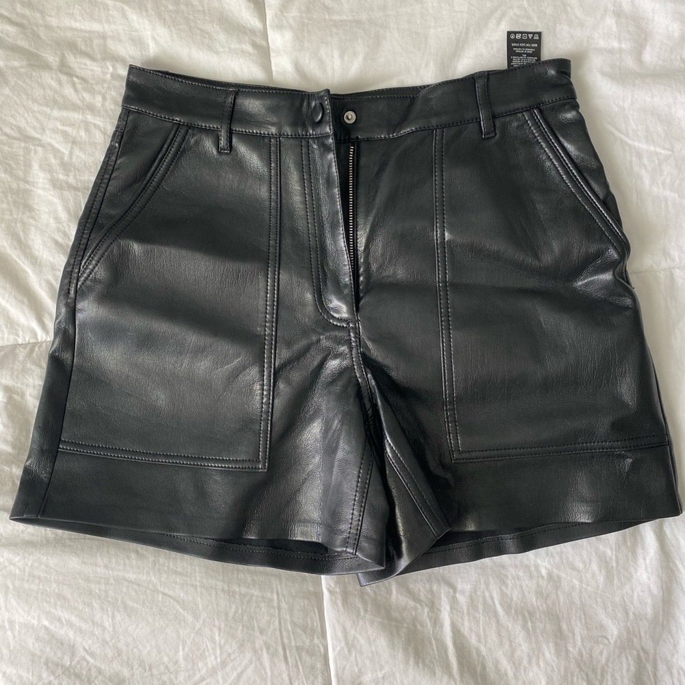 Aritzia Faux Leather Short